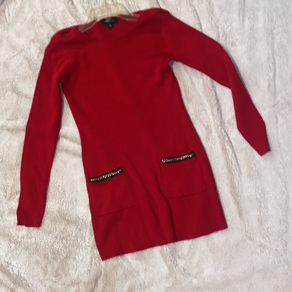AB Studio Ribbed Sweater Dress/Tunic